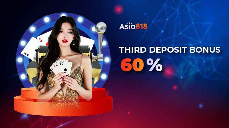 60% Third Deposit Bonus promotion artwork