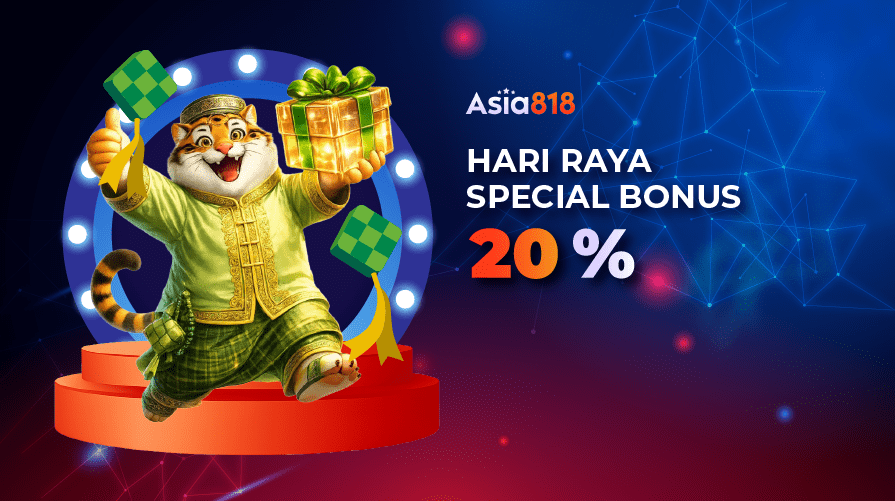 ASIA818 Hari Raya special bonus banner